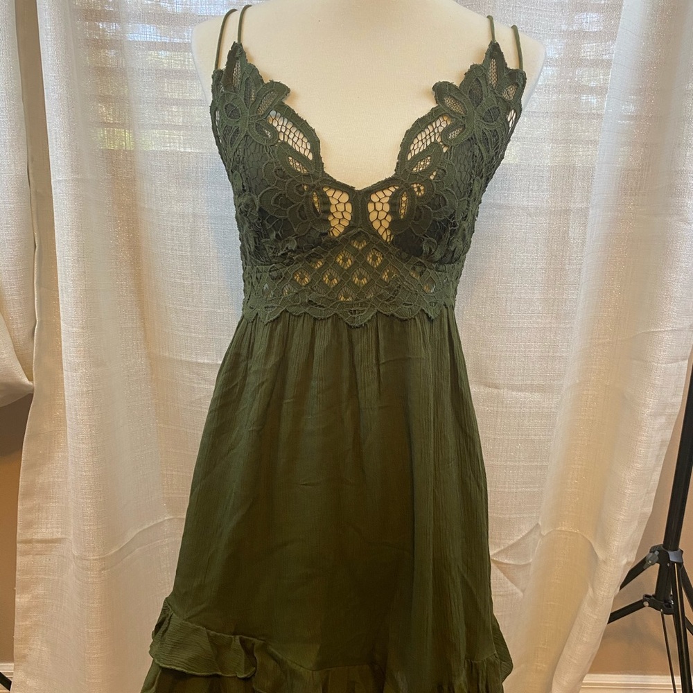 Free People Adella Slip Dress Size M